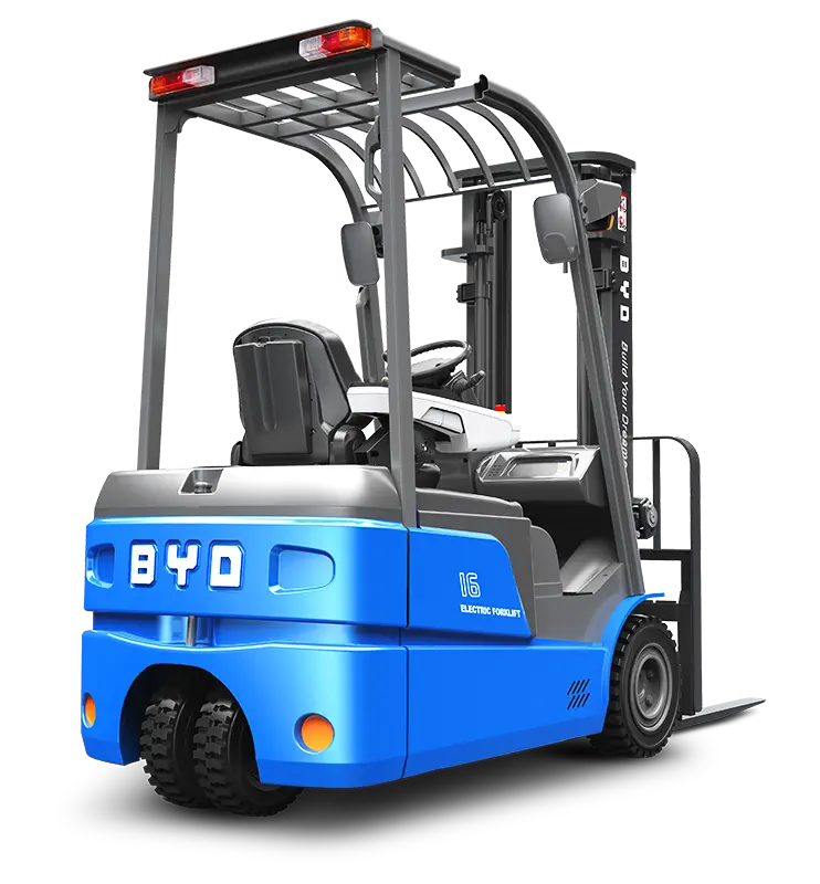Три Fulcrum литиевая батарея Электрический вилочный погрузчик BYD-C08T
