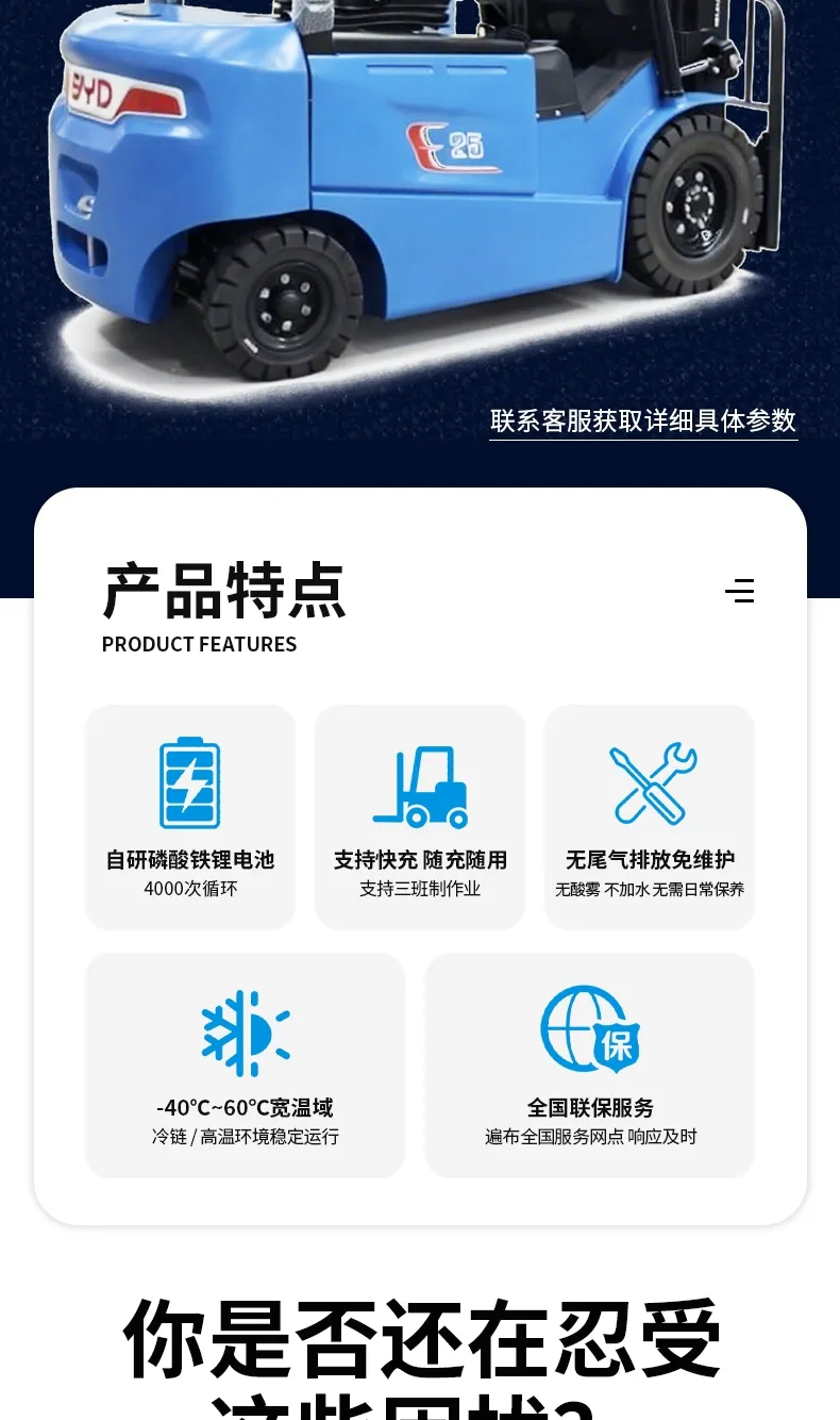 Электрический погрузчик BYD 2,5 тонны(фигура2)